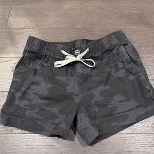Black Gray Camo Vuori Drawstring Shorts